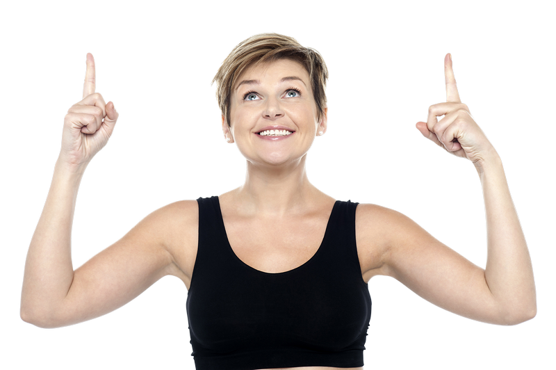 Women Pointing Top Free Commercial Use Png Images Png Play