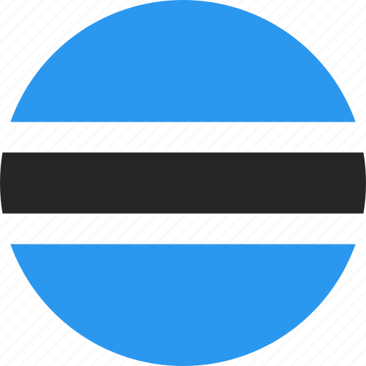 Botswana Flag PNG Clipart Background
