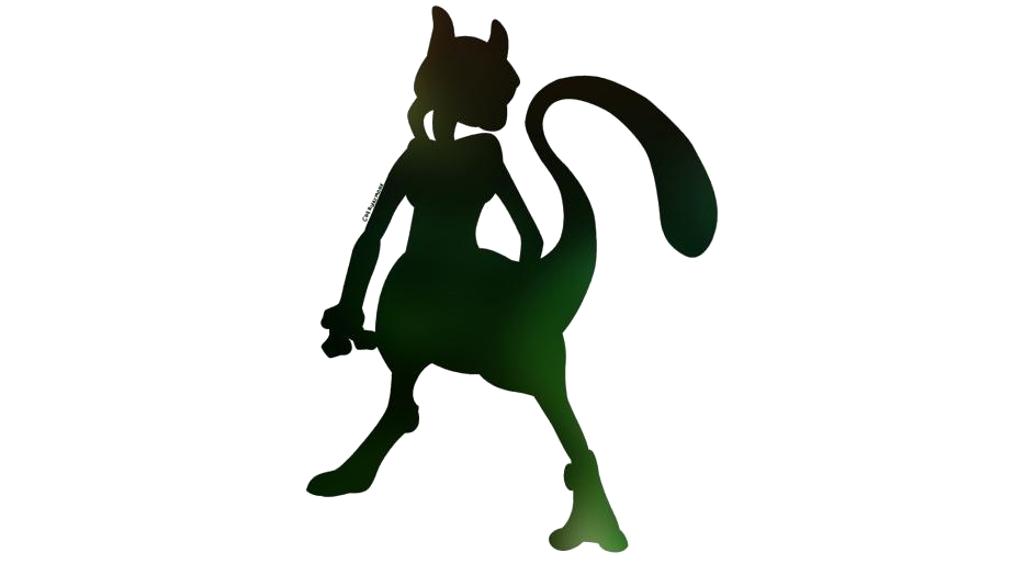 Mewtwo Pokemon PNG Background Clip Art