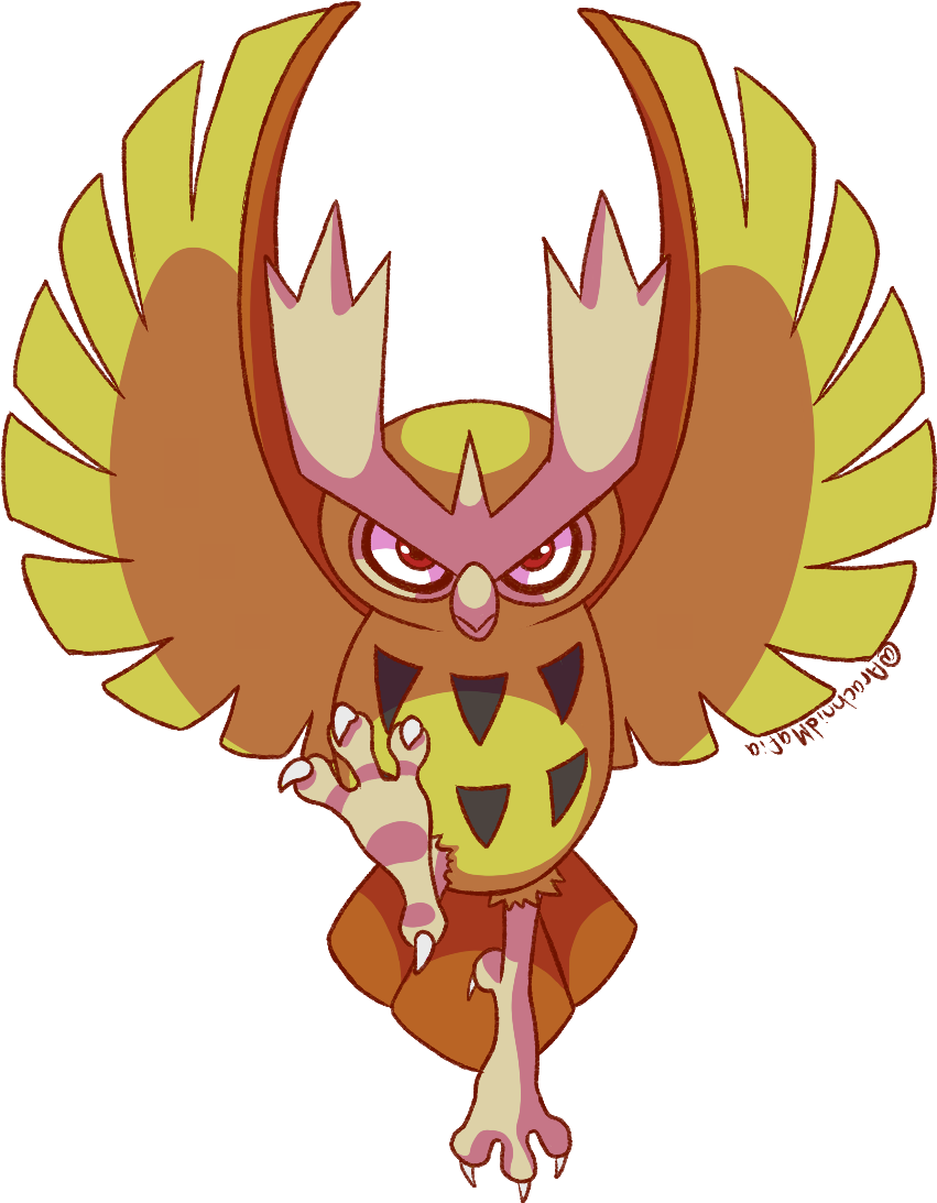 Noctowl Pokemon PNG Images HD