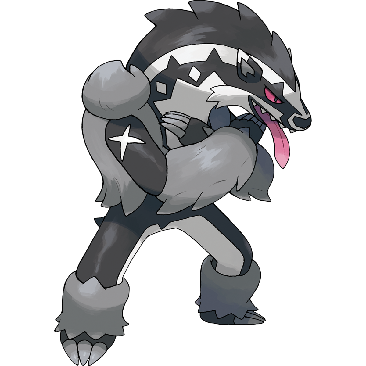Obstagoon Pokemon PNG Background