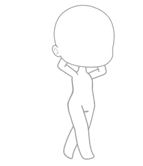 Anime Pose Background PNG