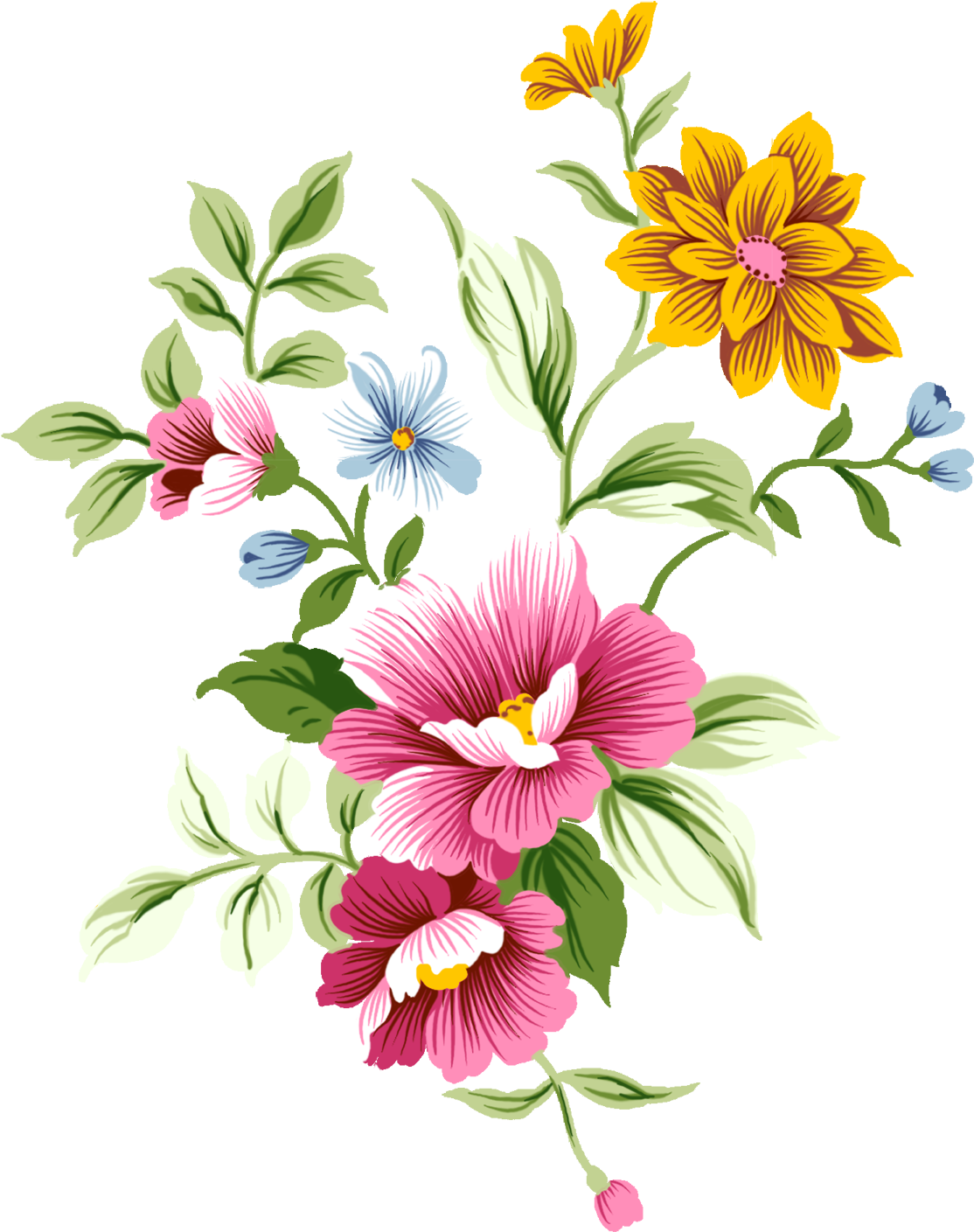 Clip Art Flowers PNG Images Transparent Background | PNG Play