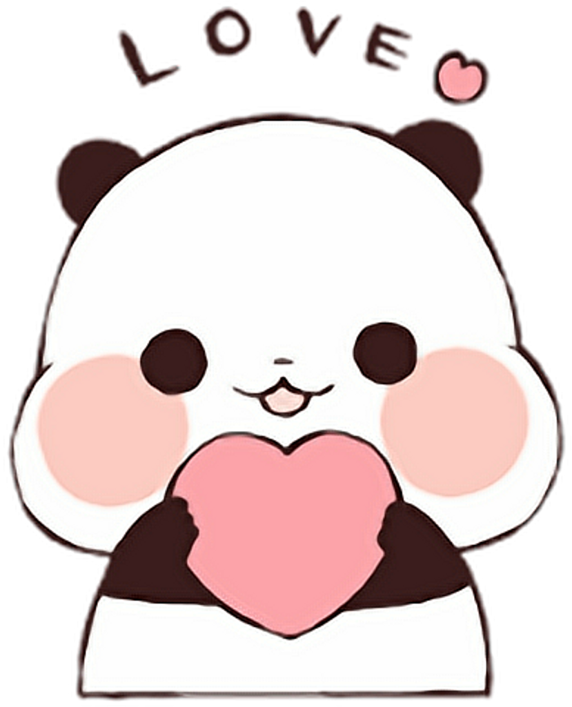 Cute Sticker Background PNG Image