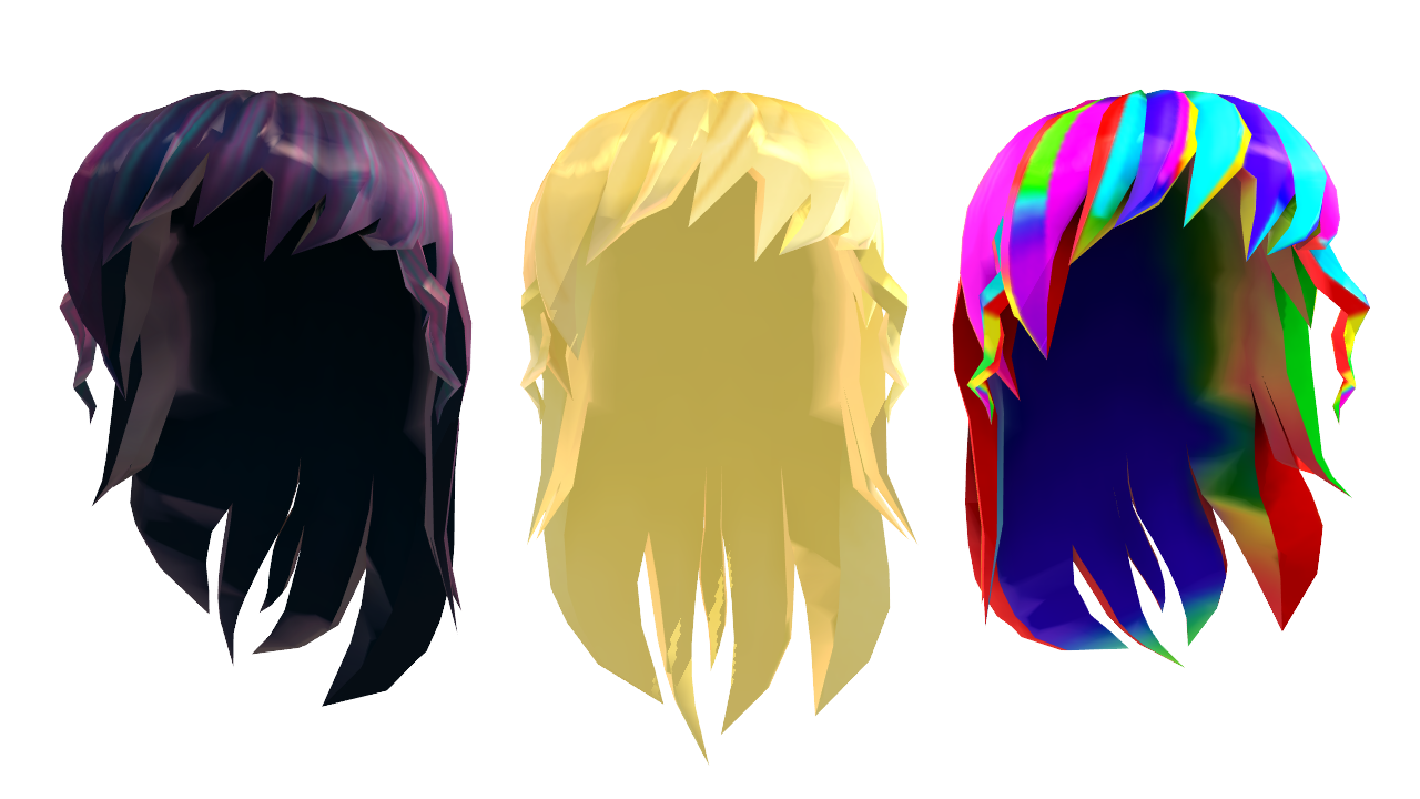 Free Roblox Hair Transparent Images