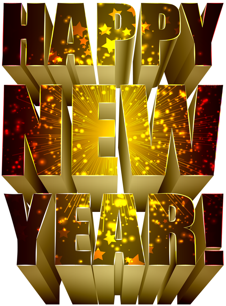 New Year Background PNG Clip Art