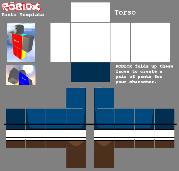 Pants Template Roblox Free Png Png Play
