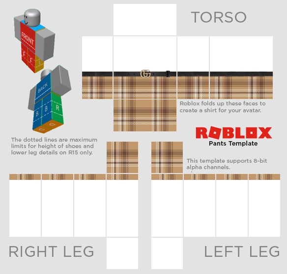 Roblox Pants Template Transparent « HDG