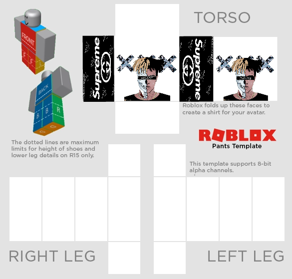 Cool Roblox Shirt Template PNG Background Image