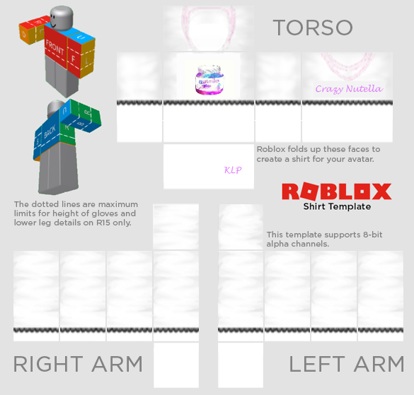 Roblox Shirt Template PNG Transparent Images, Pictures, Photos