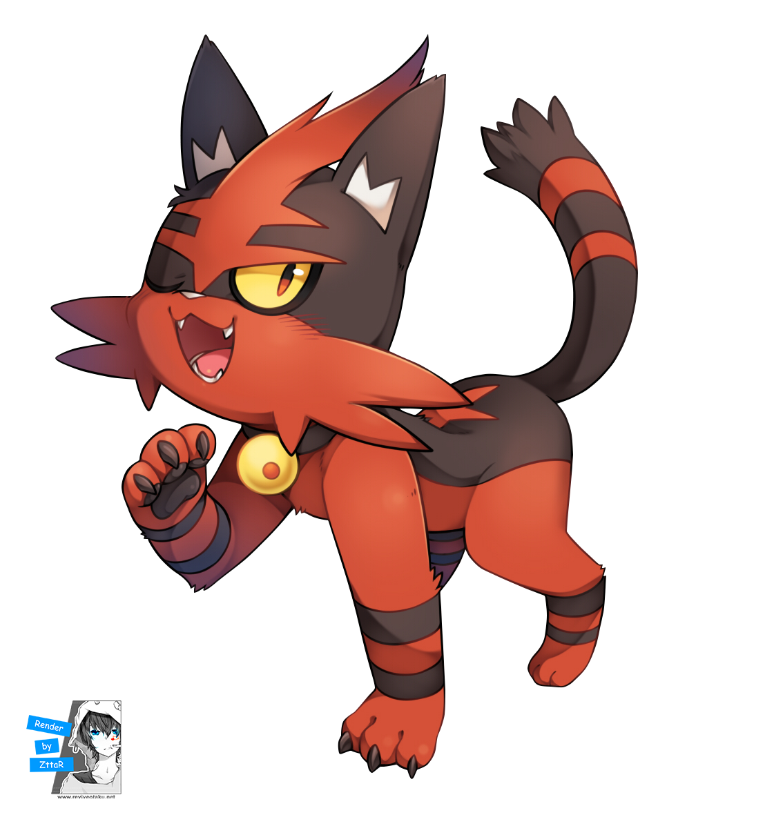 Torracat Pokemon PNG Pic Background