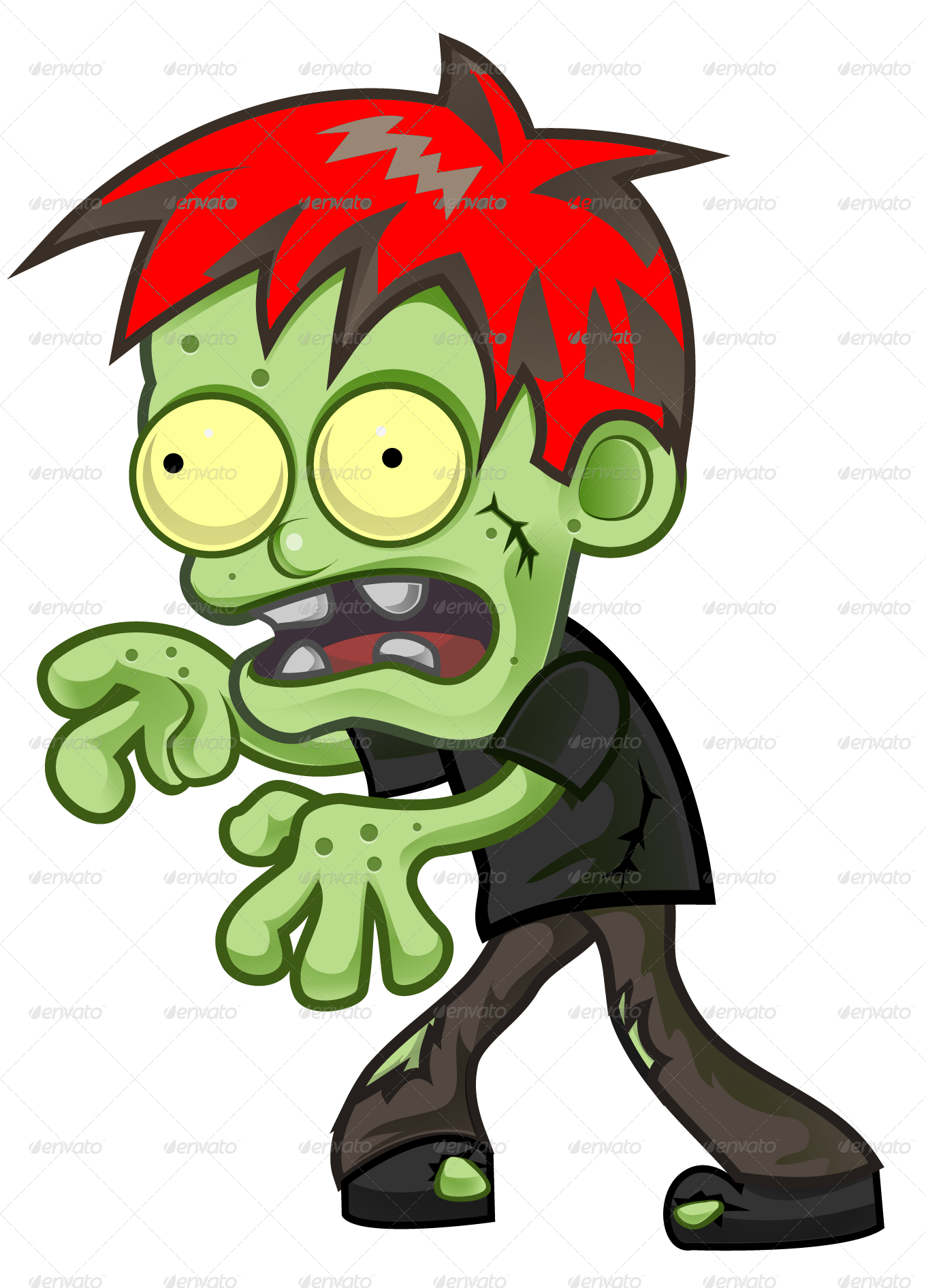 Zombie Background PNG Clip Art