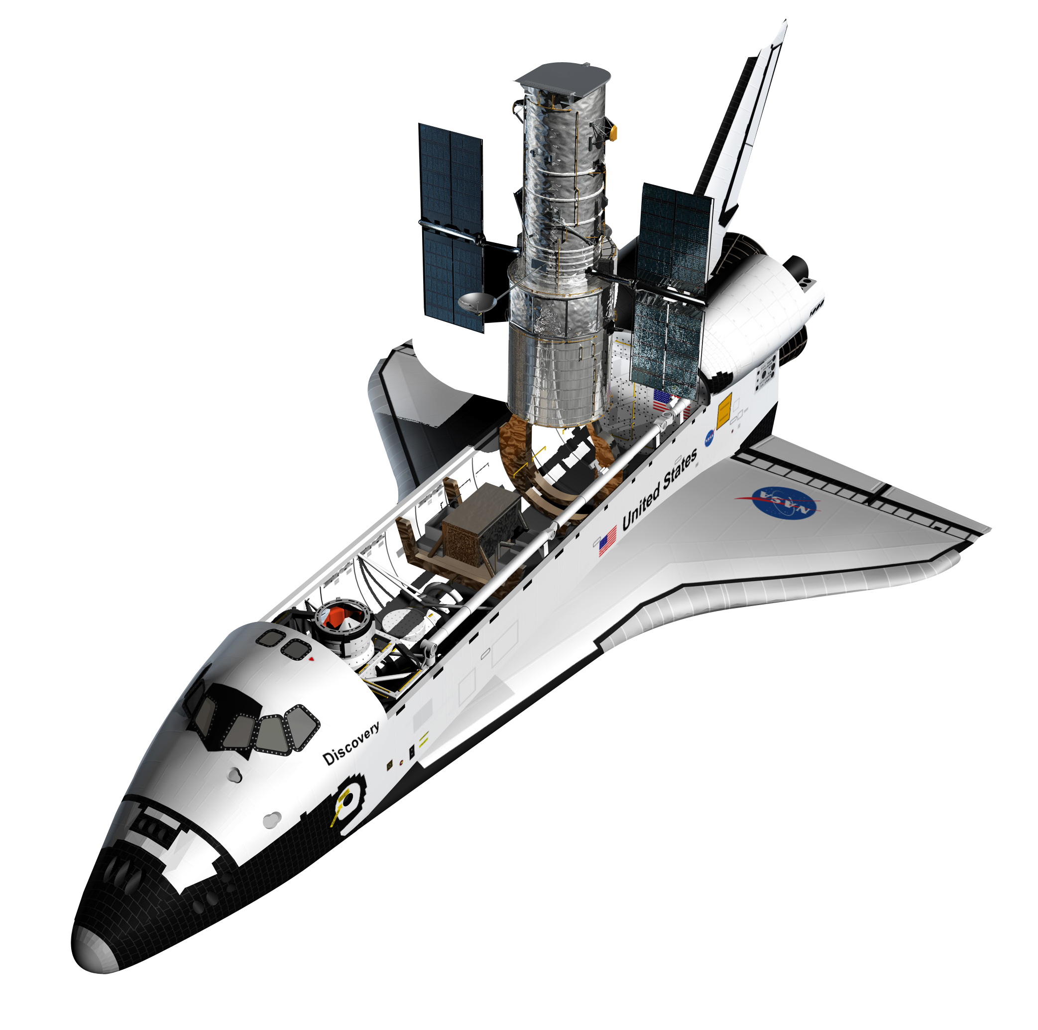 Space Shuttle Background PNG