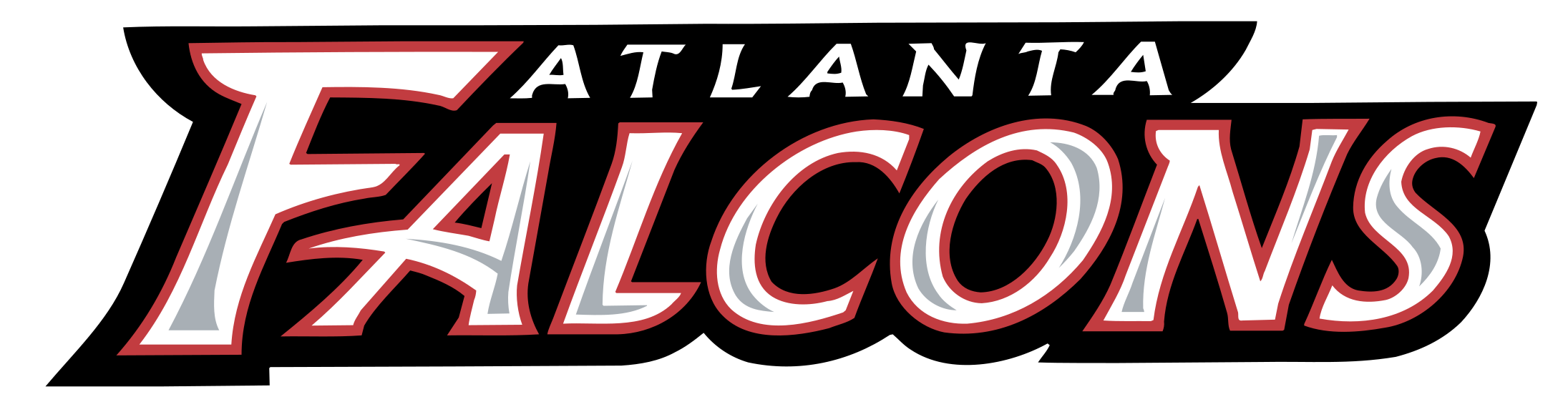 Atlanta Falcons Text Logo PNG HD Quality PNG Play