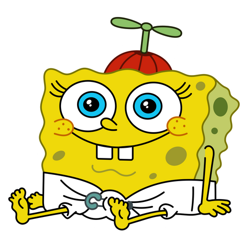 Spongebob Big Eyes HD Quality PNG