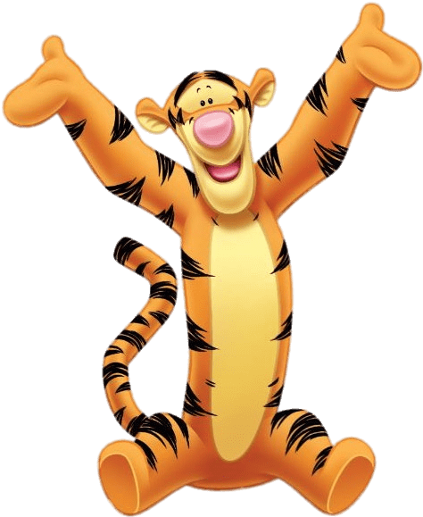Winnie The Pooh And Tigger HD Quality PNG