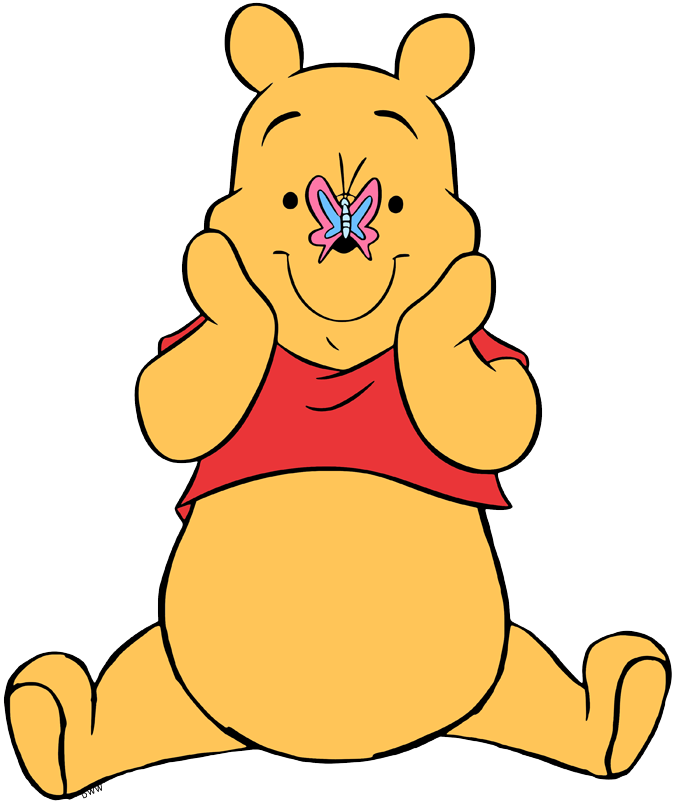 Winnie The Pooh Sitting Download Free PNG
