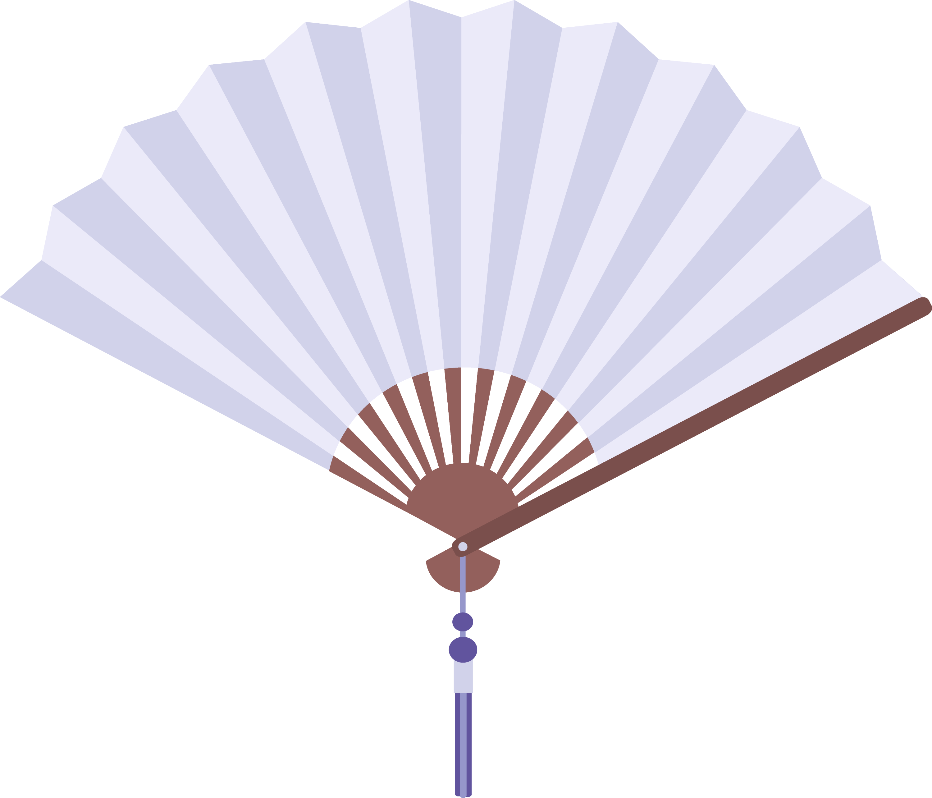 Antique Chinese Fan PNG HD Quality