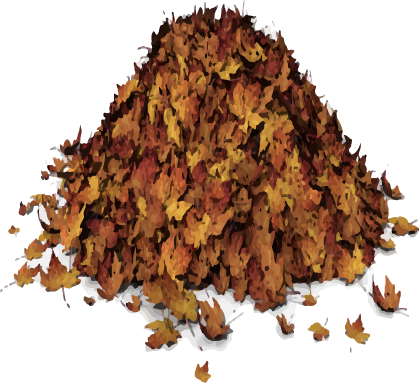 Autumn Leaves Pile Background PNG Image