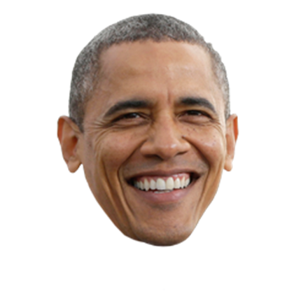 Barack Obama Mask Background PNG Image