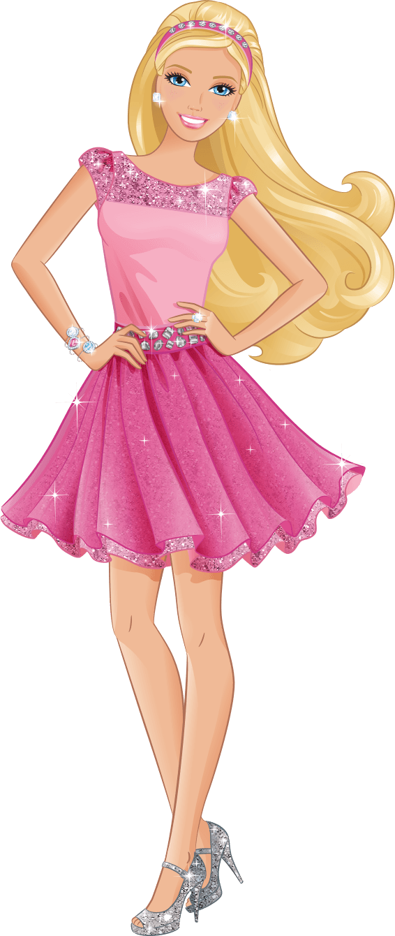 Barbie Doll Face PNG Clipart Background