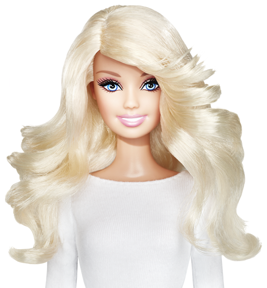 Barbie Doll Face Transparent Background