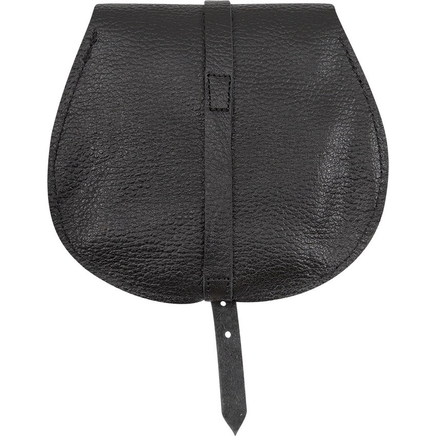 Black Leather Bag PNG Background