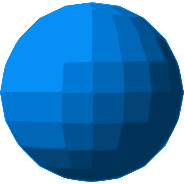 Blue Disco Ball Transparent PNG