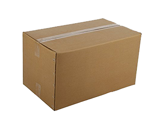 Closed Cardboard Box Transparent Image