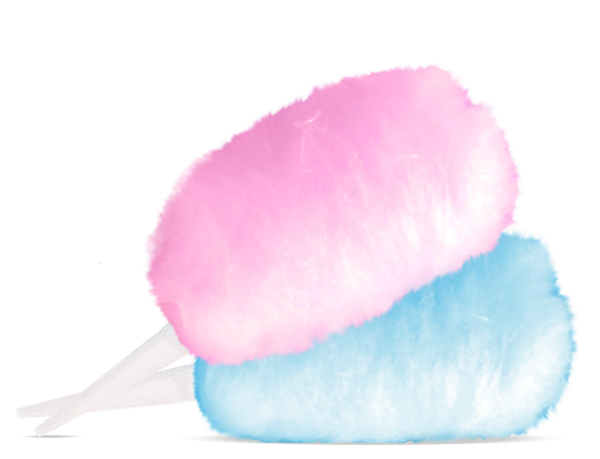 Coloured Candy Floss Free PNG