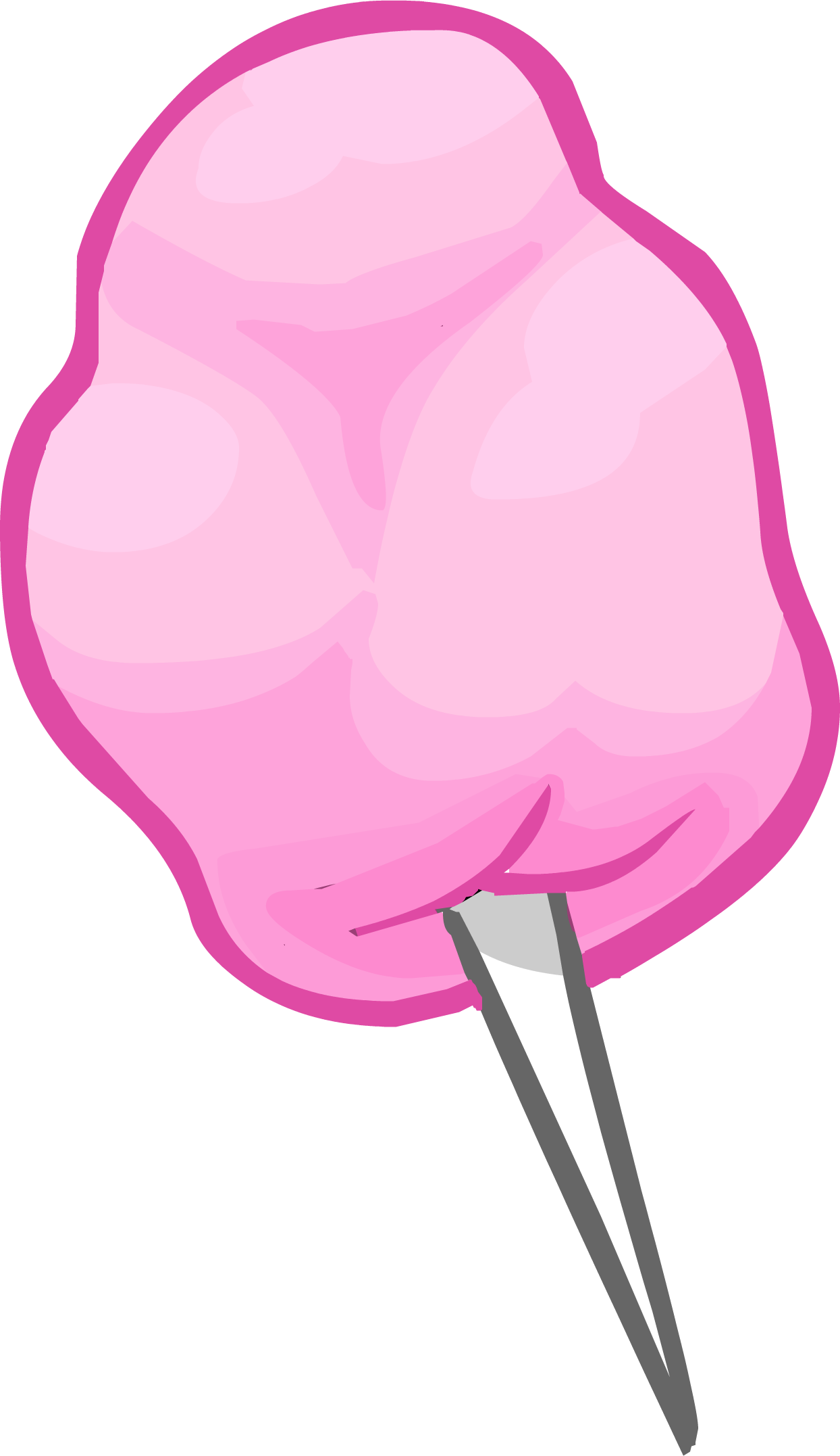 Coloured Candy Floss PNG Clipart Background