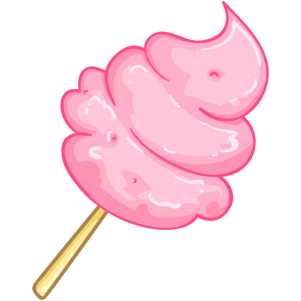 Coloured Candy Floss PNG HD Quality