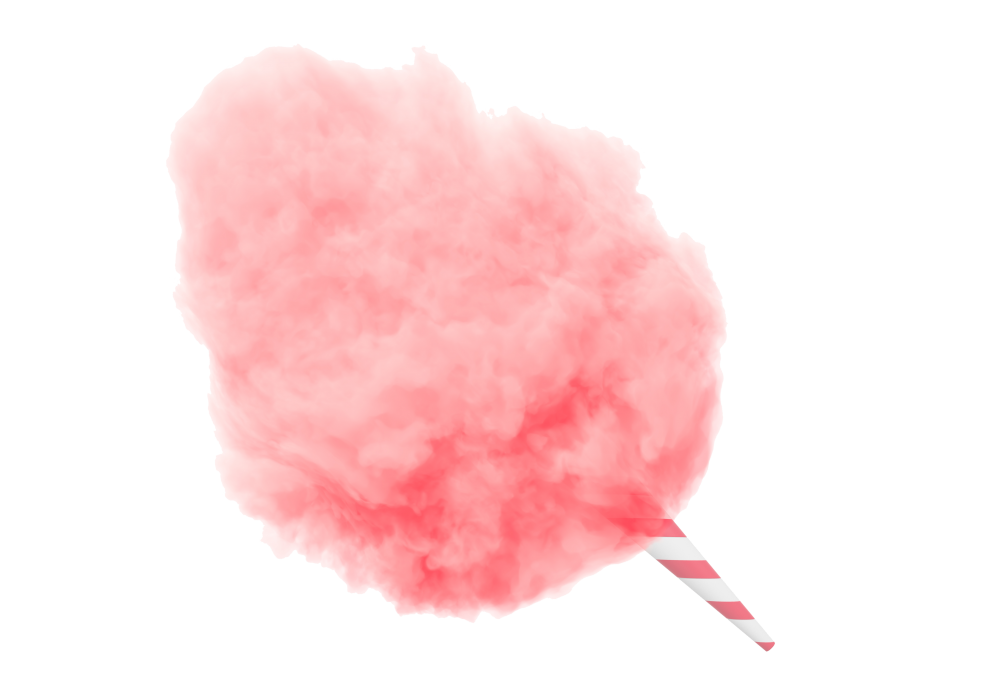 Coloured Candy Floss Transparent Free PNG