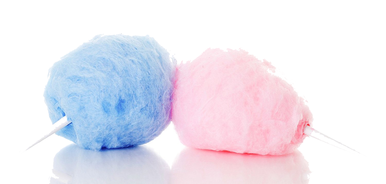Coloured Candy Floss Transparent Images