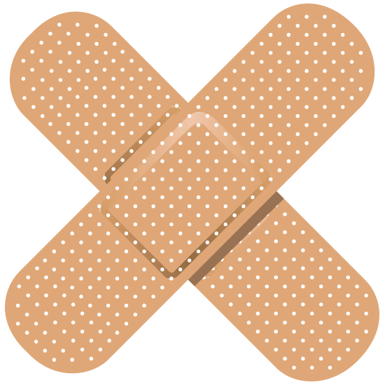 Crossed Band Aids Download Free PNG