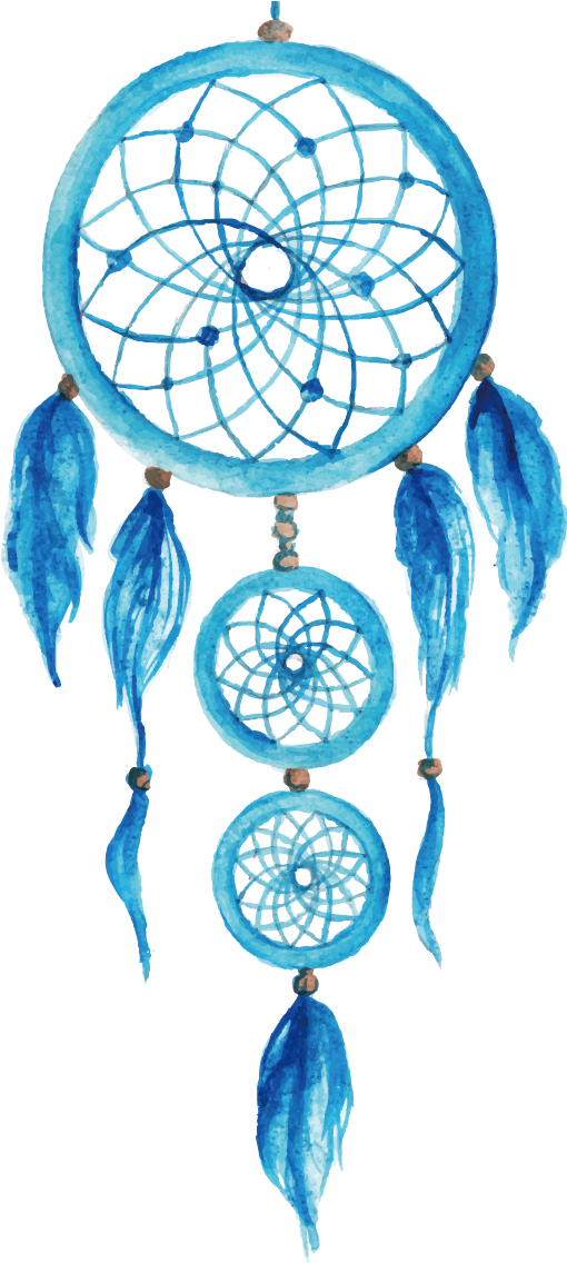 Dream Catcher Blue PNG Images Transparent Background | PNG Play