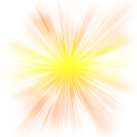 Glowing Sun PNG Clipart Background