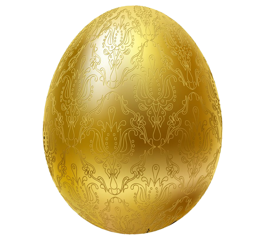 Golden Egg PNG Background