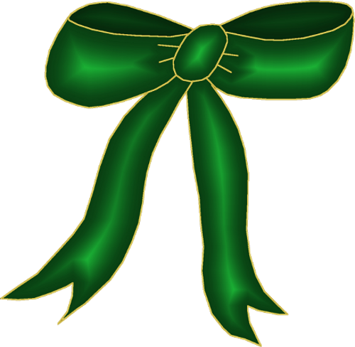 Green Ribbon PNG Clipart Background