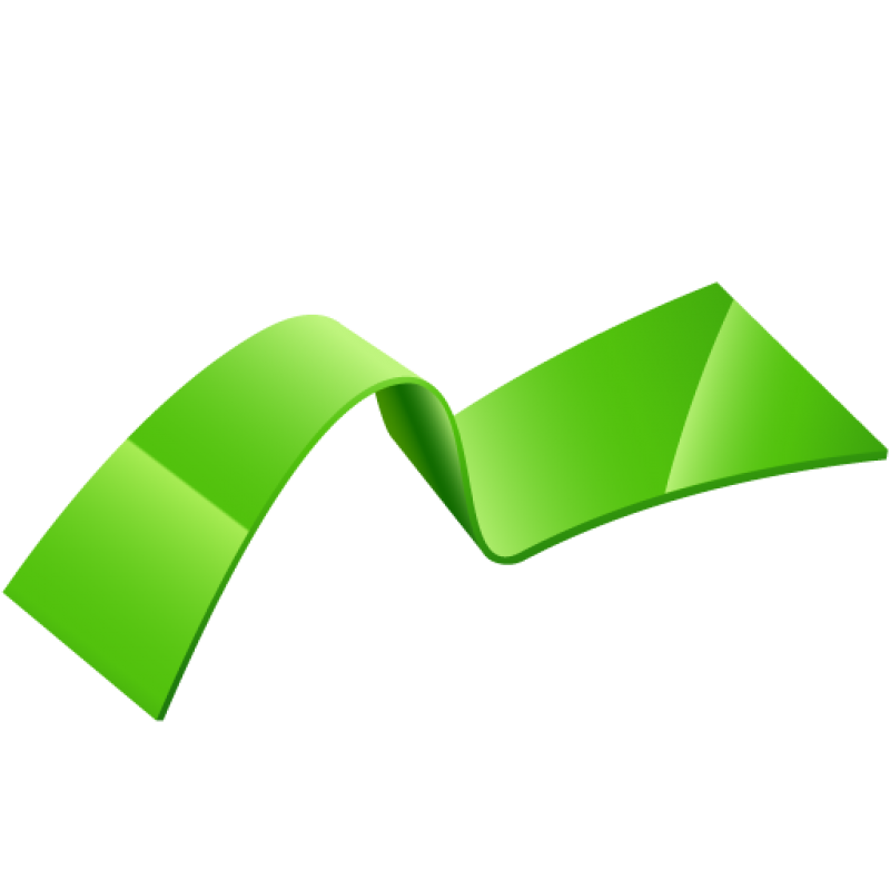Green Ribbon Transparent Free PNG