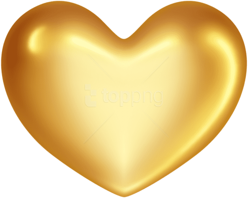Heart Simple Golden Transparent File