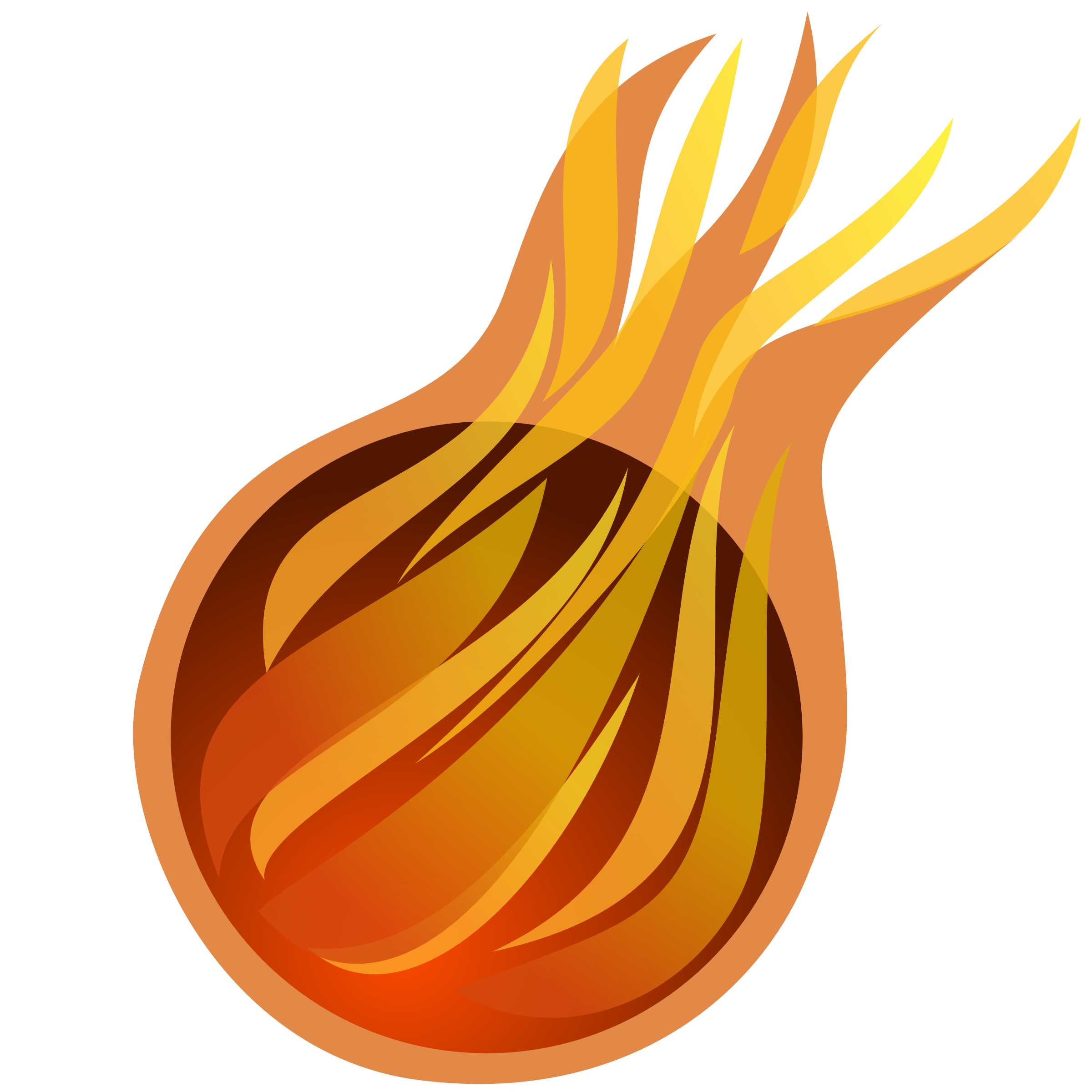 Huge Ball Of Fire Transparent PNG