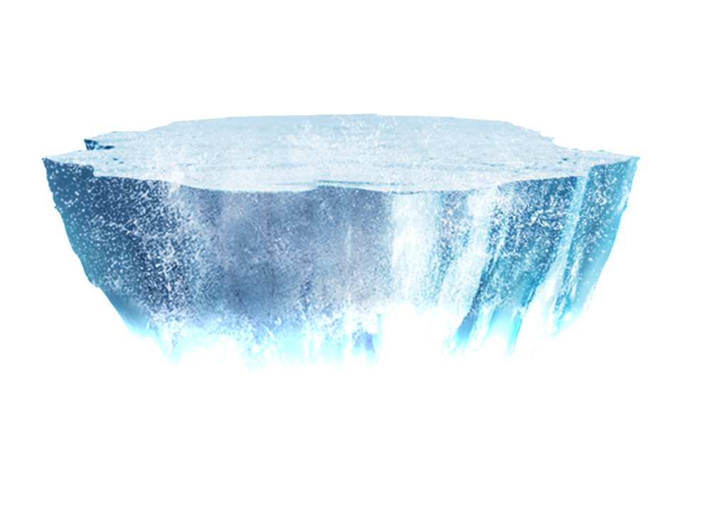 Iceberg In Water PNG Clipart Background