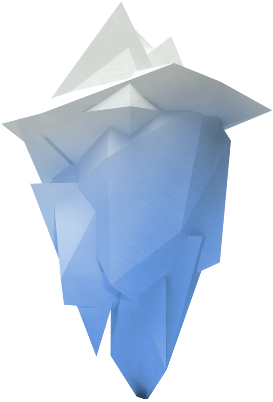 Iceberg In Water Transparent PNG