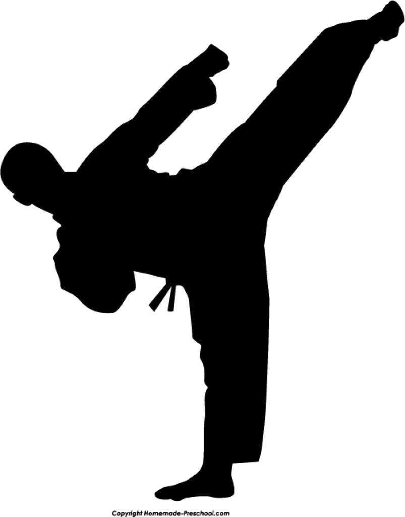 Karate Silhouette Download Free PNG