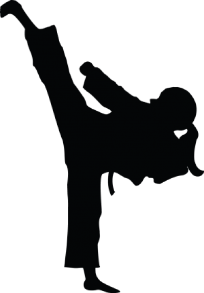 Karate Silhouette PNG HD Quality