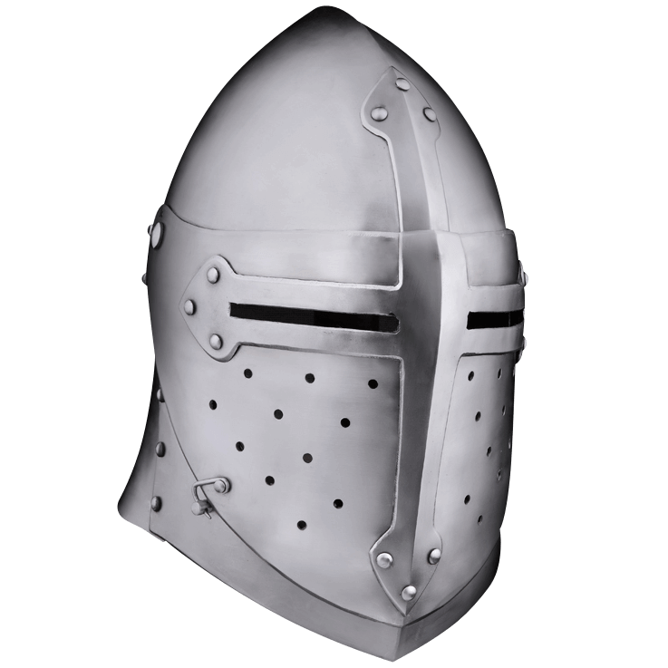 Medieval Knight Helmet Transparent Background