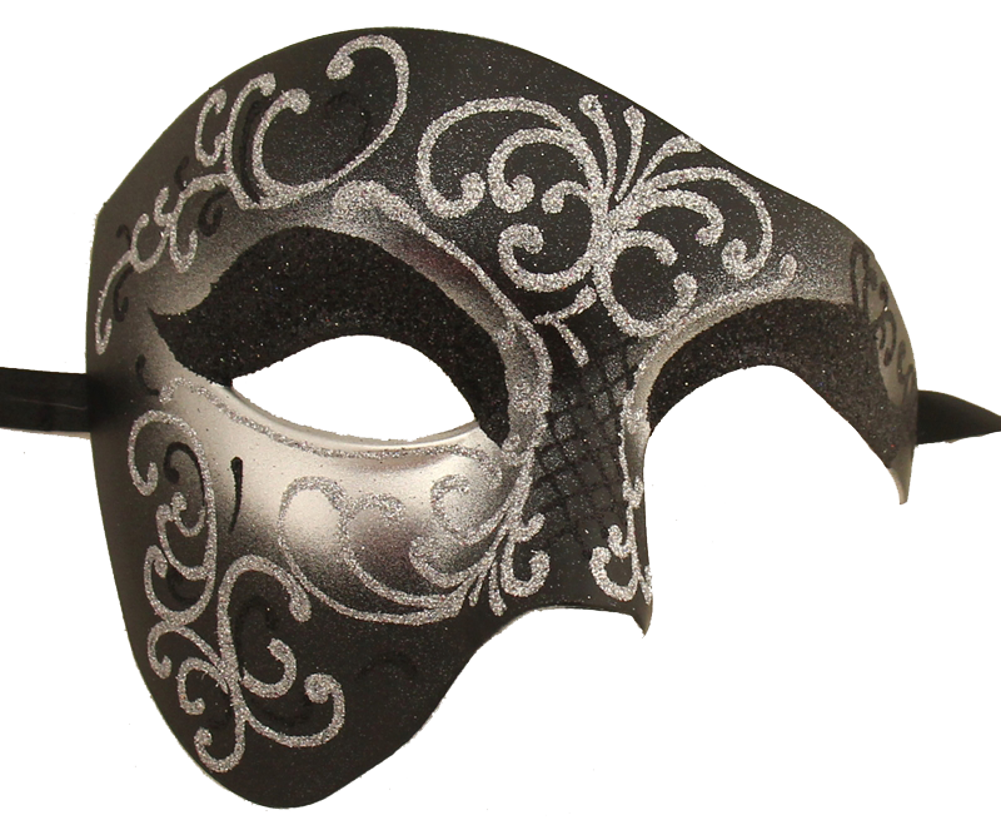 Phantom Opera Mask Transparent File - PNG Play