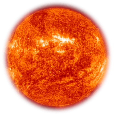 Red Burning Sun Transparent File