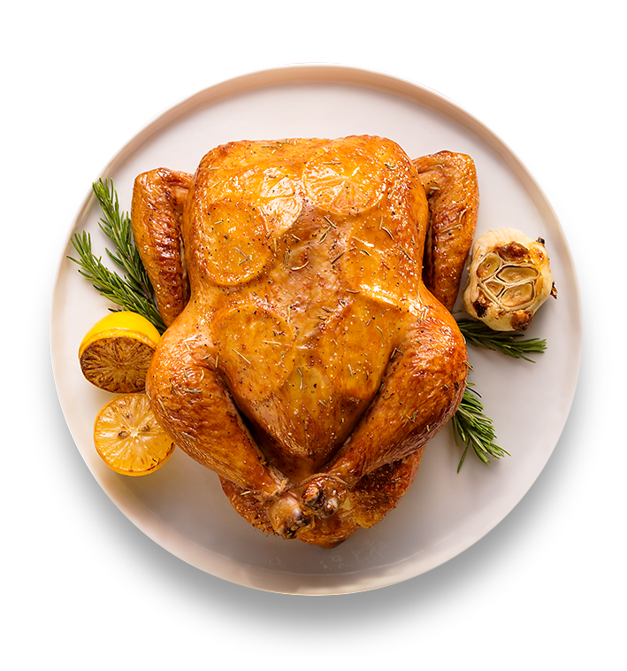 Roasted Chicken Whole PNG HD Quality